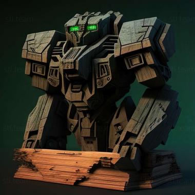 3D model MechWarrior 4 Black Knight game (STL)